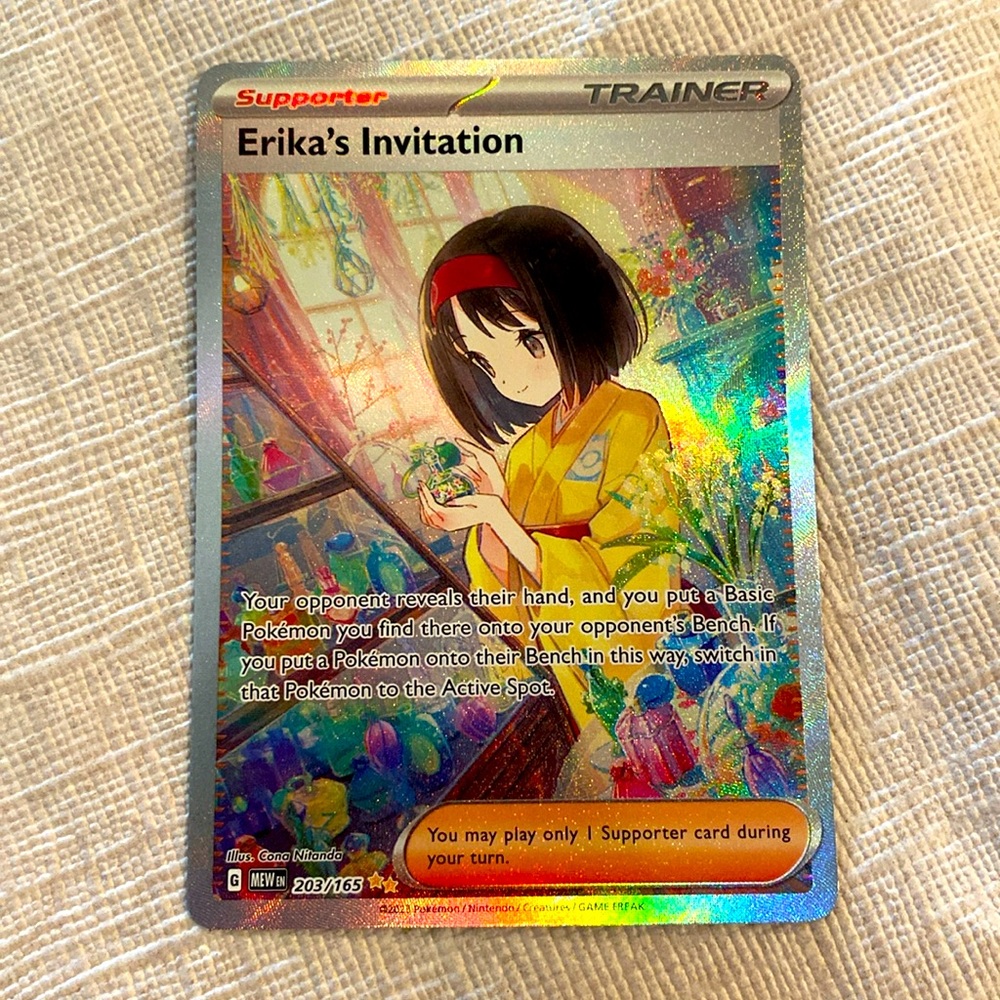 Erika's Invitation - 203/165 - SV: Scarlet and Violet 151 (MEW)